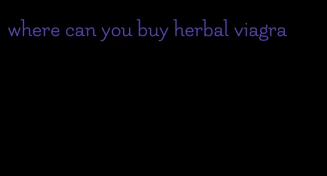where can you buy herbal viagra