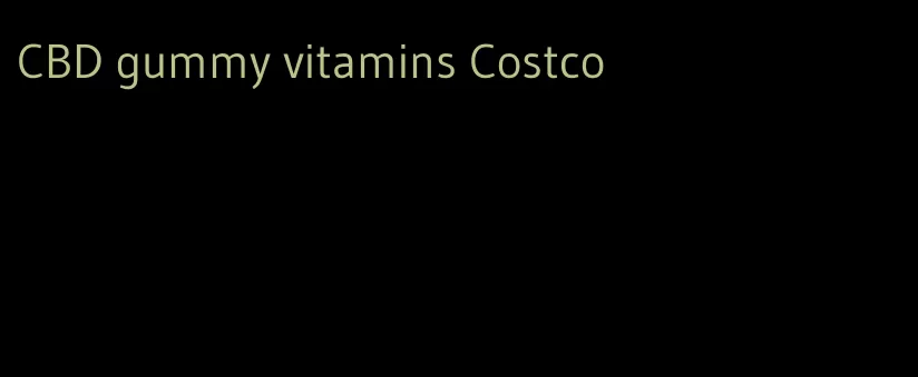 CBD gummy vitamins Costco