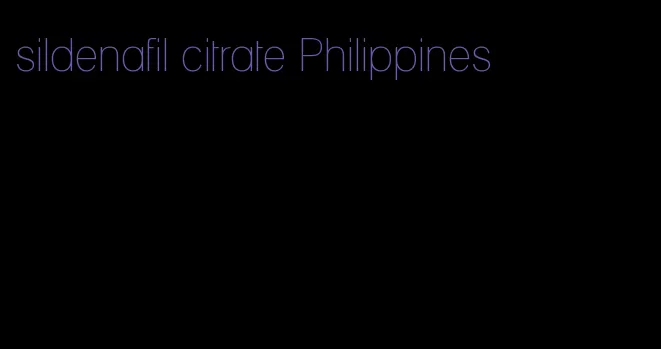 sildenafil citrate Philippines