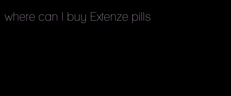 where can I buy Extenze pills
