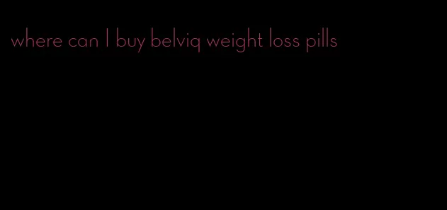 where can I buy belviq weight loss pills