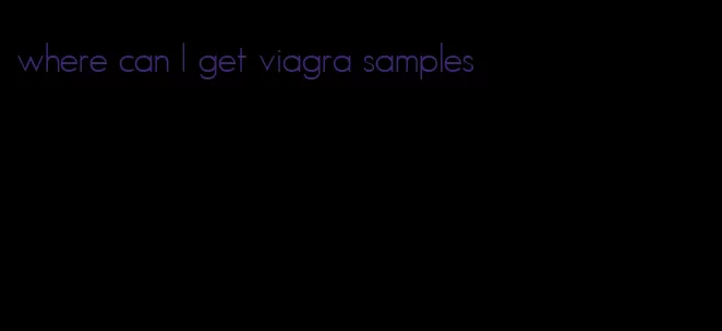 where can I get viagra samples