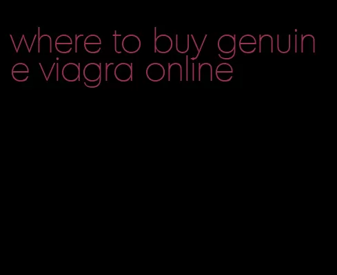 where to buy genuine viagra online