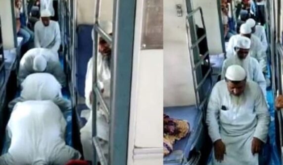 India; Passengers sued for praying in train