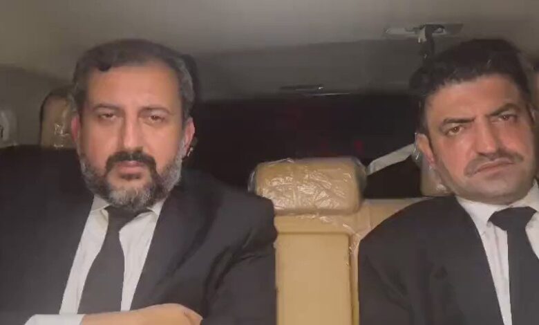 شیرافضل مروت کی پارٹی سے علیحدگی، فیصلہ بانی پی ٹی آئی کا تھا: بیرسٹر عمیر نیازی