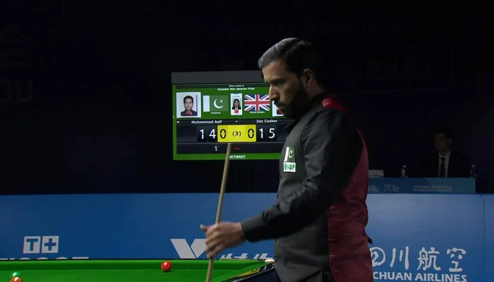 محمد آصف ورلڈ گیمز اسنوکر کے سیمی فائنل میں پہنچ گئے، پاکستان کے لیے میڈل کی امید جاگ اٹھی