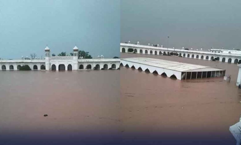 کرتارپور کے قریب دریائے راوی کا حفاظتی بند ٹوٹ گیا، پانی گردوارے میں داخل