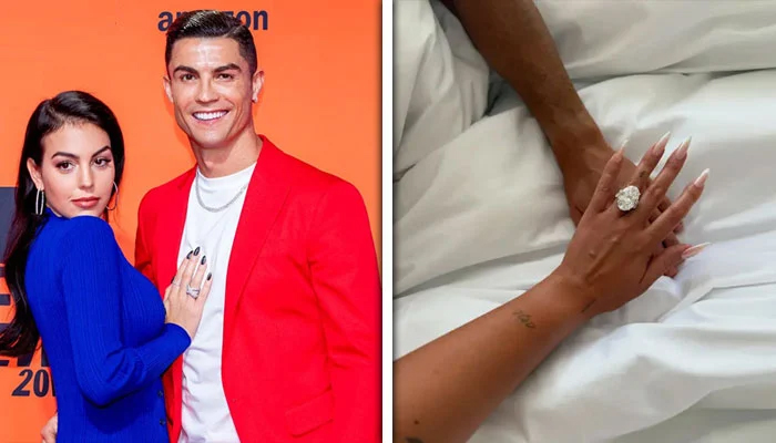 کرسٹیانو رونالڈو کی گرل فرینڈ جارجینا روڈریگیز نے انگوٹھی کی تصویر شیئر کر کے شادی کی افواہیں بڑھا دیں