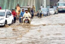 پشاور میں موسلا دھار بارش، بی آر ٹی سروس غیر معینہ مدت کیلئے بند معمولات زندگی درہم برہم
